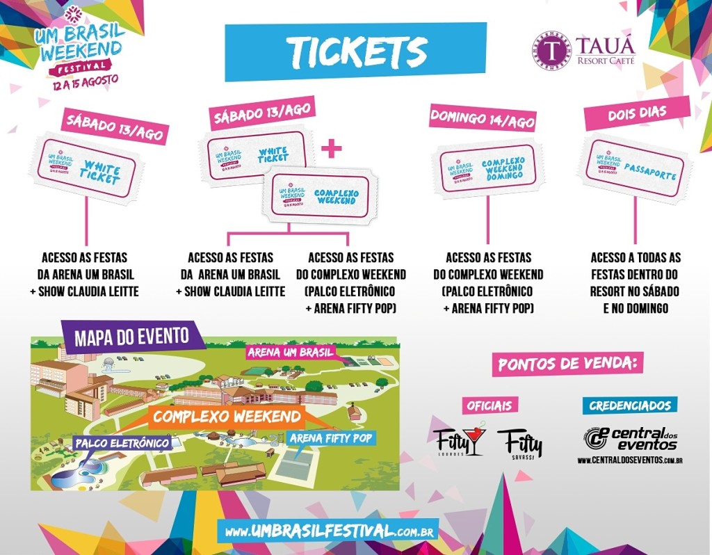 Um Brasil ingressos