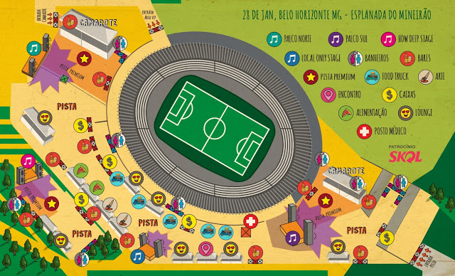 Festival Planeta Brasil 2017 mapa